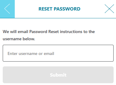 Resetting my password